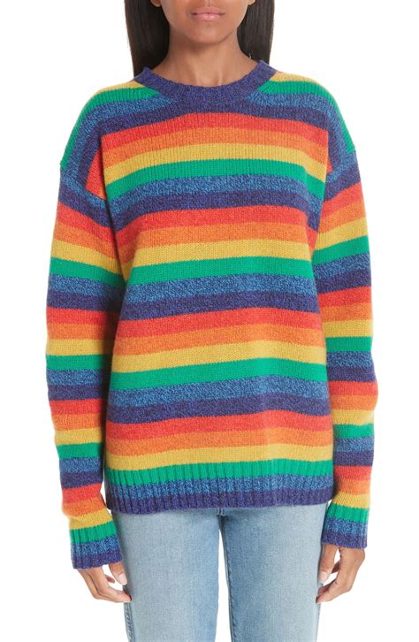 rainbow sweater for women.